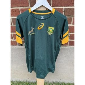 ASICS SOUTH AFRICA SPRINGBOKS RUGBY JERSEY Size Medium